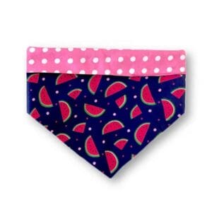 Bandana Dupla Face Melancia Rosa