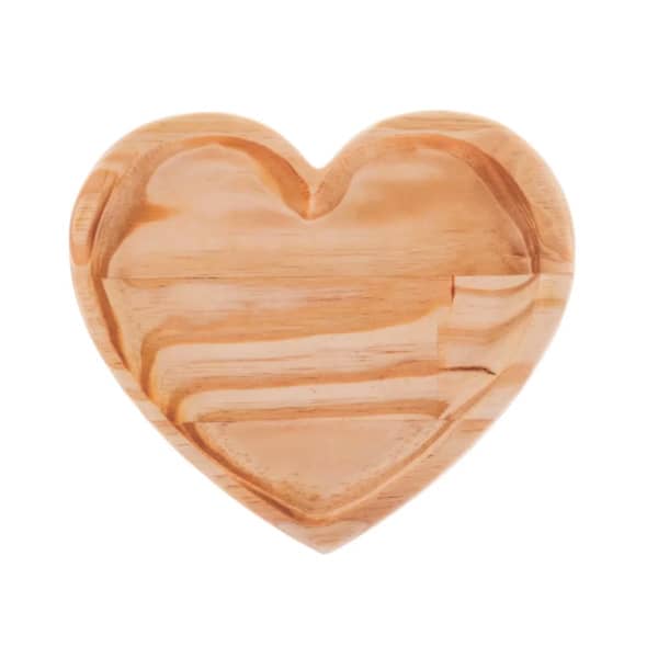 Bandeja Madeira Pinus Coração
