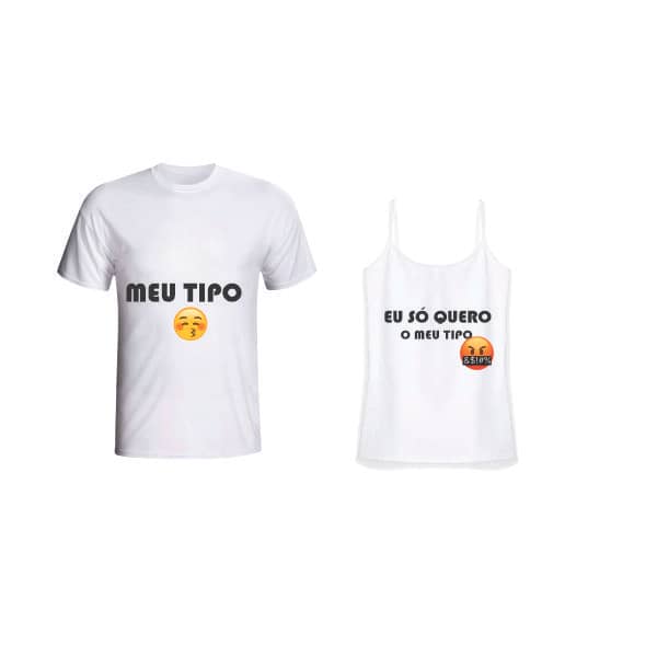 Blusa Personalizada Casal