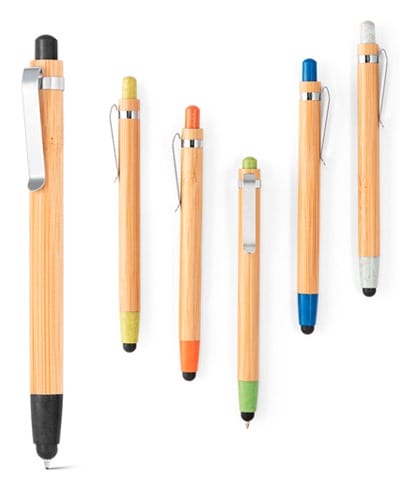 Caneta ecológica personalizada touch