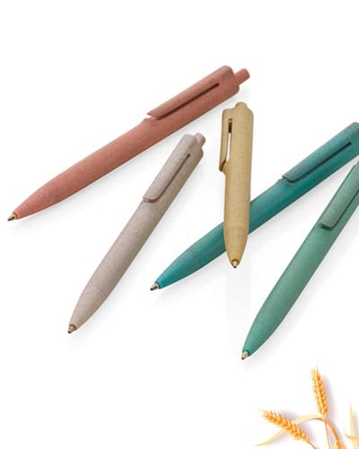 Caneta esferográfica biodegradável personalizada