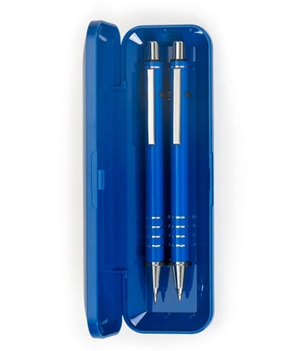Caneta personalizada com estojo para brinde