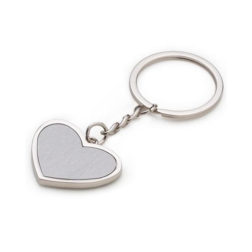 Chaveirinhos personalizados em formato de coração