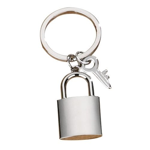 Chaveiro de metal cadeado personalizado