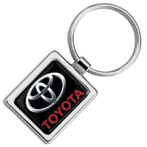 Chaveiro de metal com resina personalizado