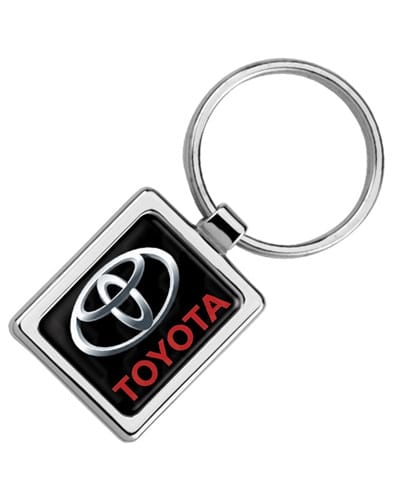 Chaveiro de metal com resina personalizado