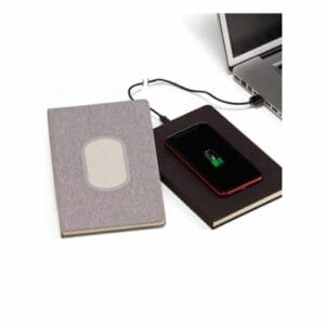 Caderno com Carregador Power Bank Personalizado