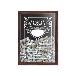 Caixa Porta Rolha Personalizada