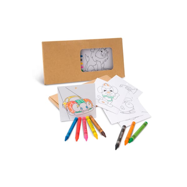 Caixa de Giz de Cera Personalizada