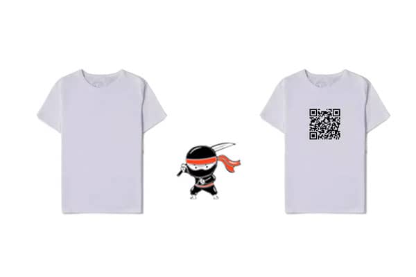 Camiseta QR Code Brindes