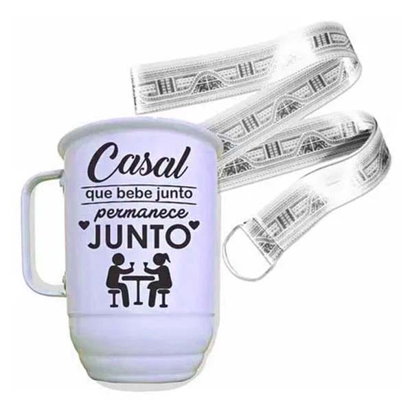Canecas de Alumínio Personalizadas com Cordão SP