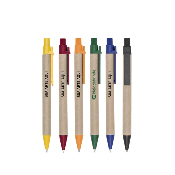 Caneta Ecológica Personalizada com Logo