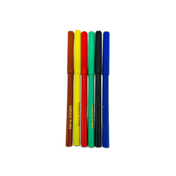 Caneta Hidrografica 6 cores Gatte Personalizada