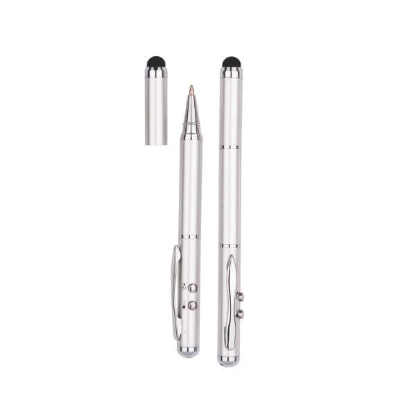 Caneta Metálica com Laser Point e Lanterna Personalizada