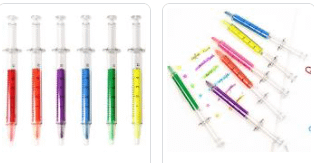 Caneta Seringa Marca Texto