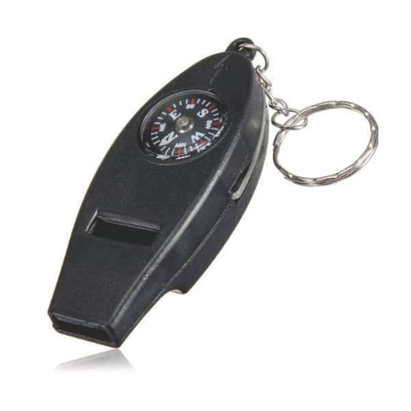 Chaveiro Bússola com Apito e Termômetro Personalizado