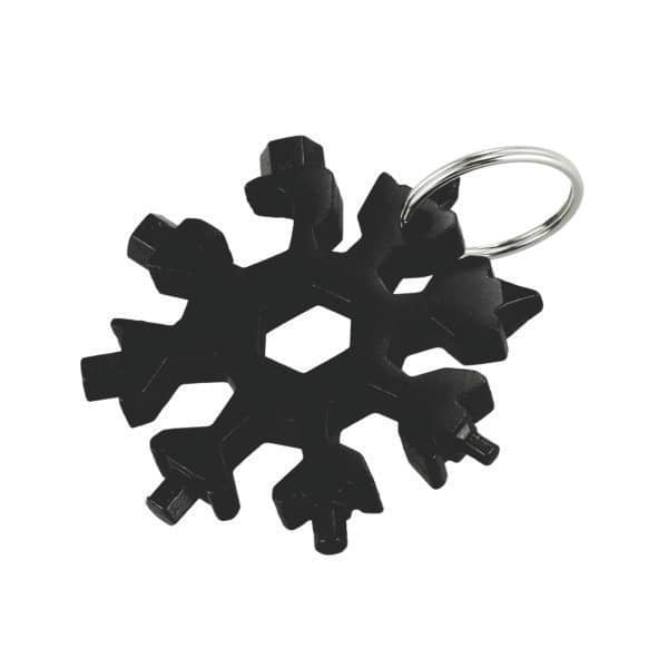 Chaveiro Multiferramenta de Aço Floco de Neve