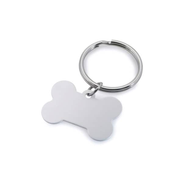 Chaveiro de Aluminio Formato Osso Personalizado