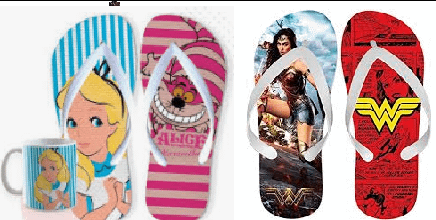 Chinelo personalizado feminino