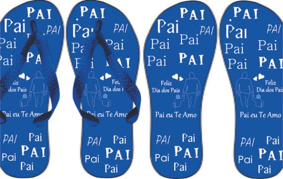 Chinelos Personalizados Santos