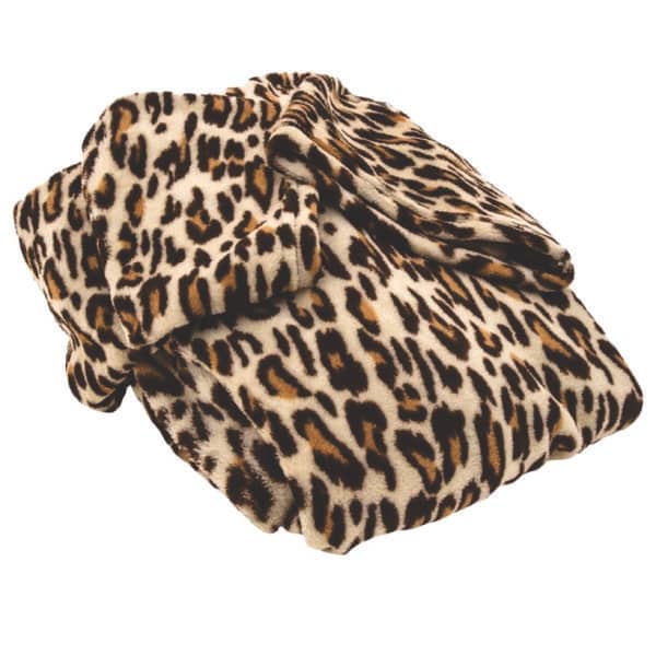 Cobertor Com Mangas Onça Bege