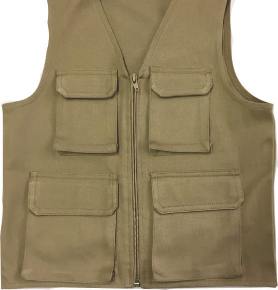 Colete Confeccionado em Brim