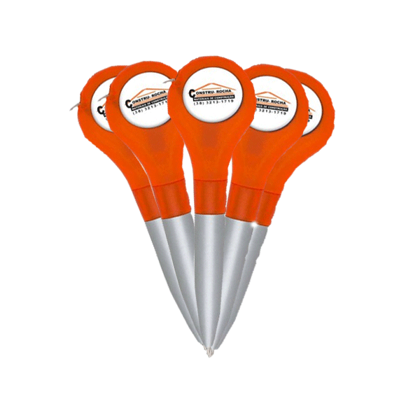 Conjunto De 5 Canetas Personalizadas Multifunção com Trena