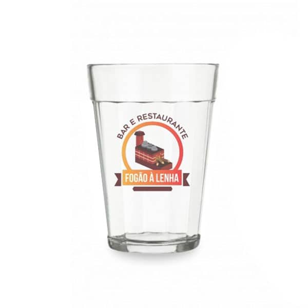 Copo Americano Personalizado de Vidro