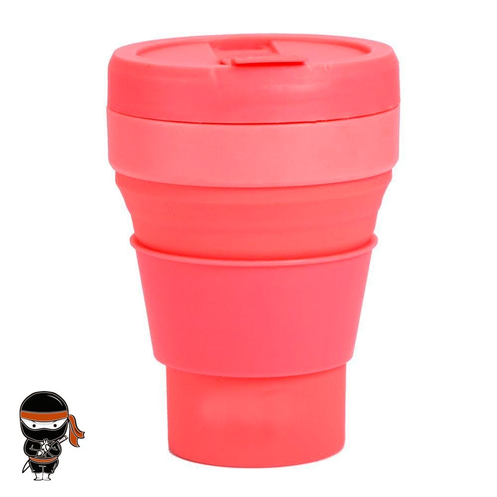 Copo retrátil de silicone