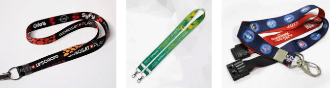 Cordões para crachá personalizados