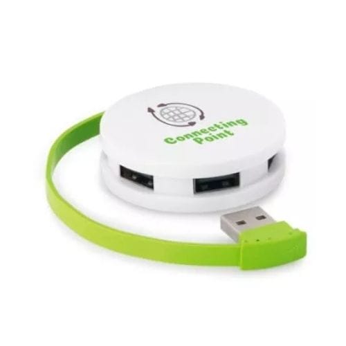 Hub usb colorido personalizado