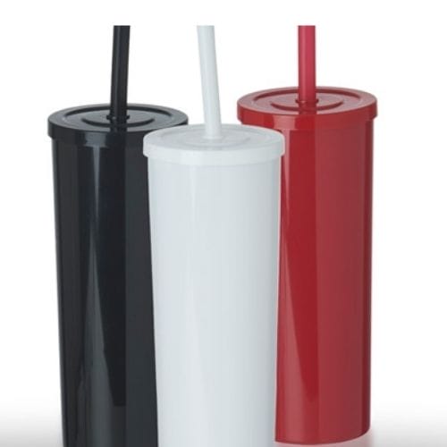 Copo long drink com tampa personalizado