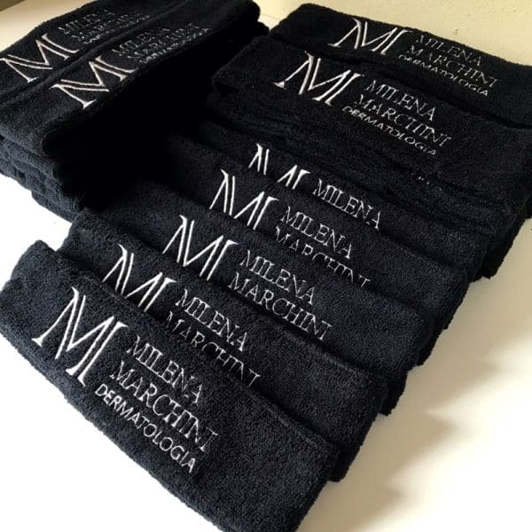 Faixa De Cabelo Personalizada Com Logomarca Bordada Preta