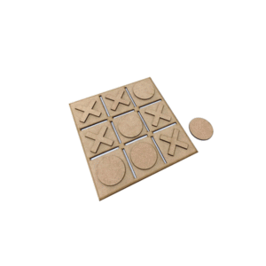 Jogo da Velha Mdf Intantil Tabuleiro