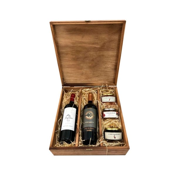 Kit vinho para presente personalizado