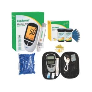 Kit 50 Tiras Completo Diabetes Glicemia Reagente Bioland