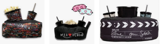 Kit Almofada Porta Pipoca