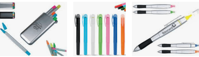 Kit Canetas e Marca Texto Personalizados