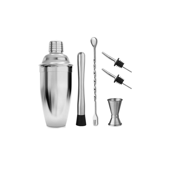 Kit Cocktail com 6 Pçs em Aço Inoxidável Personalizado