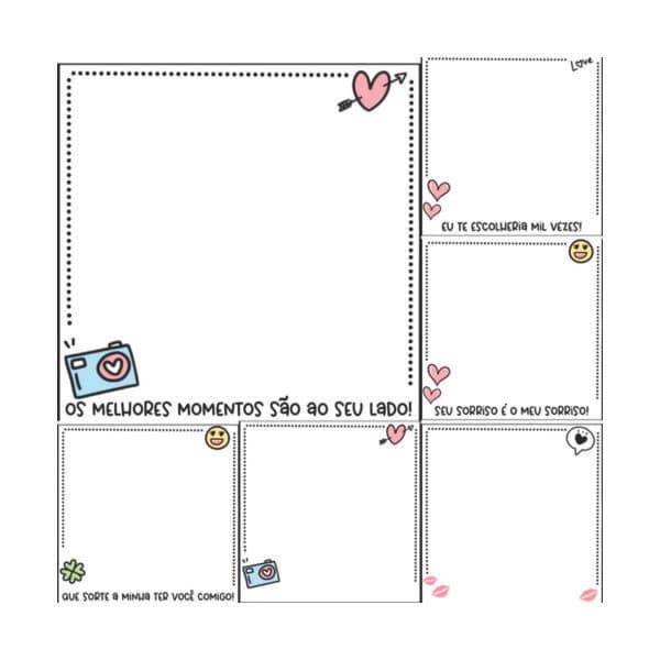 Kit Envelope Namorada Personalizado