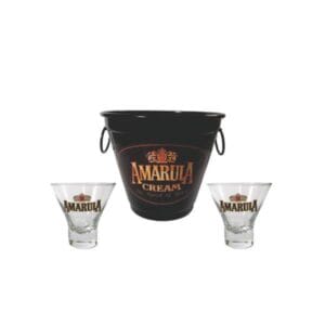 Kit Licor - Amarula Mini com Copos Personalizado
