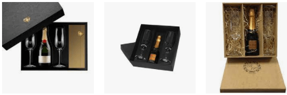 Kit Mini Champagne com Taças
