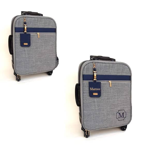 Kit Personalizado Mala De Rodinhas E Bolsa Passeio Grande