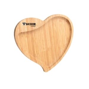 Kit Petisco com Tábua Formato Coração