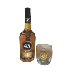 Kit Presente Licor 43 Original 700ml + Copo Personalizado