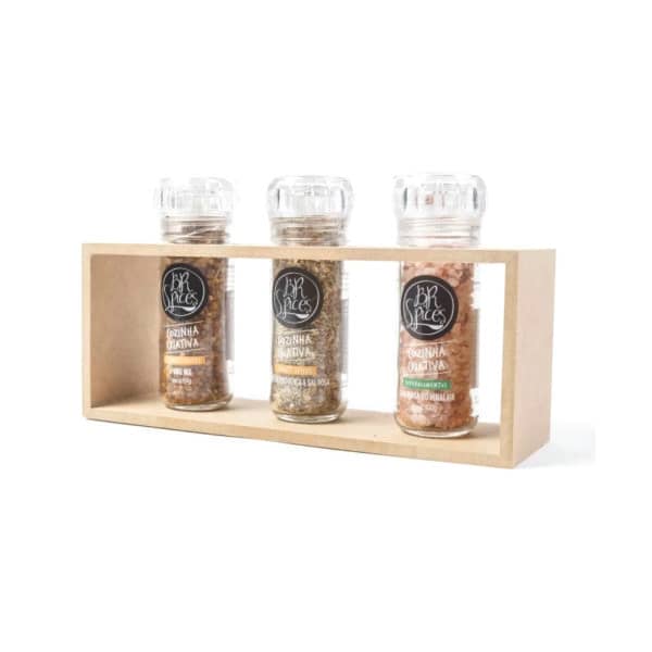 Kit Tempero 3 Peças Personalizado