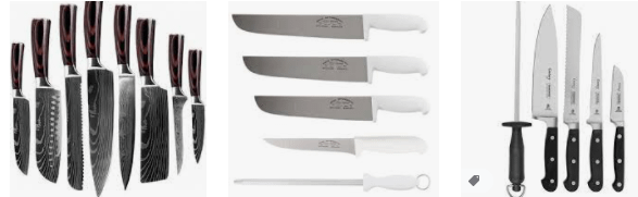 Kit facas profissionais