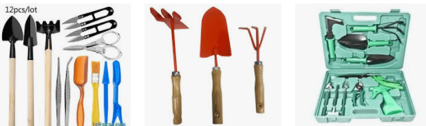 Kit ferramentas jardinagem