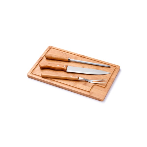 Kit para Churrasco com Tábua Personalizada