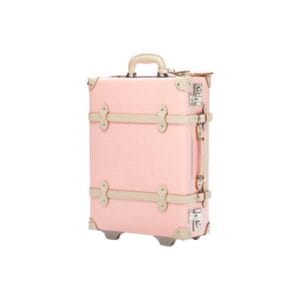 Mala de Couro Rosa Personalizada